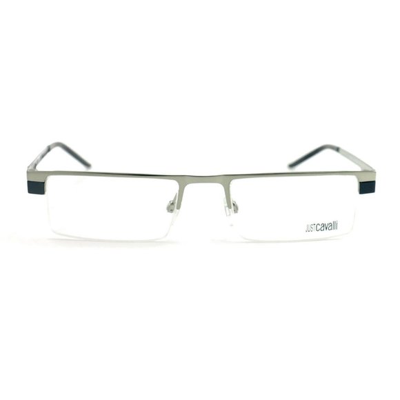 Just Cavalli Rectangle Unisex Silver Metal Frame - Picture 2 of 6